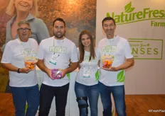 The team of NatureFresh Farms. From left to right: Ray Wowryk, Spencer Lightfoot, Kara Badder and Pete